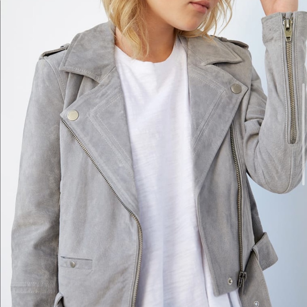 Blank NYC Suede Moto Jacket